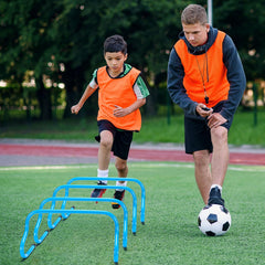 Wettarn single hurdle side profile demonstrating low 9-inch height for speed work