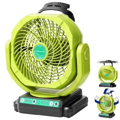 Wexibryndl front view showing fan face and airflow benefit