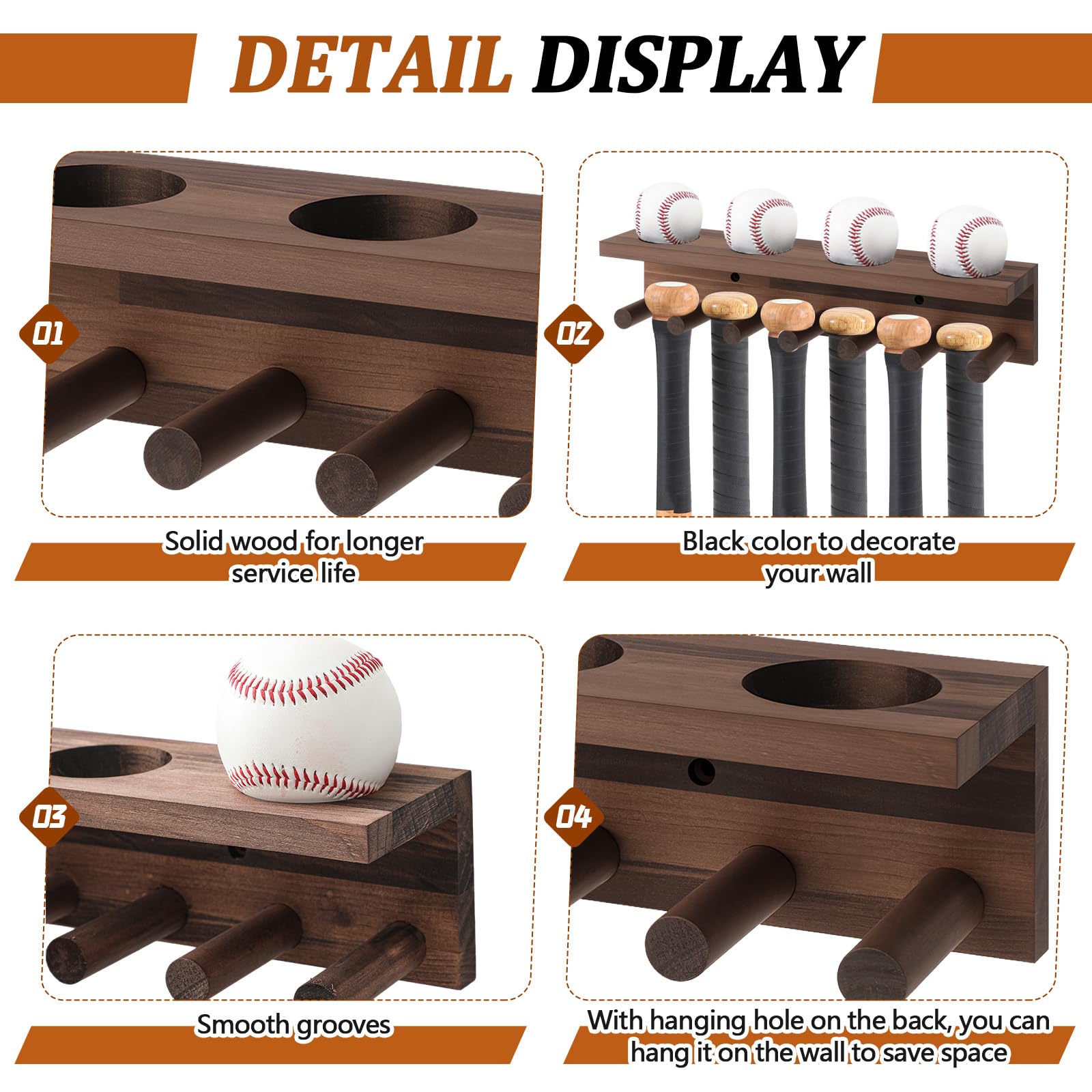 Weysat top view of ball cradle keeping baseballs secure and accessible benefit