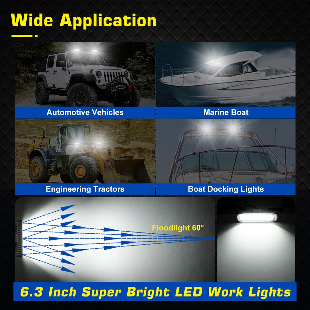 WFPOWER dock scene with lights illuminating shoreline for safer night use