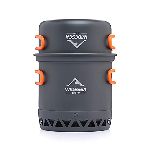 widesea cookware in campsite scene enabling quick meals on the trail