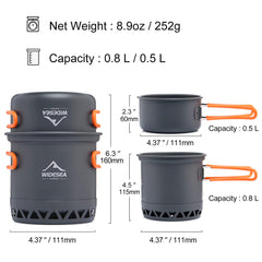 widesea close-up of heat-exchanger base improving boil efficiency