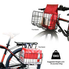 Wiel folded basket demonstrating compact storage and portability