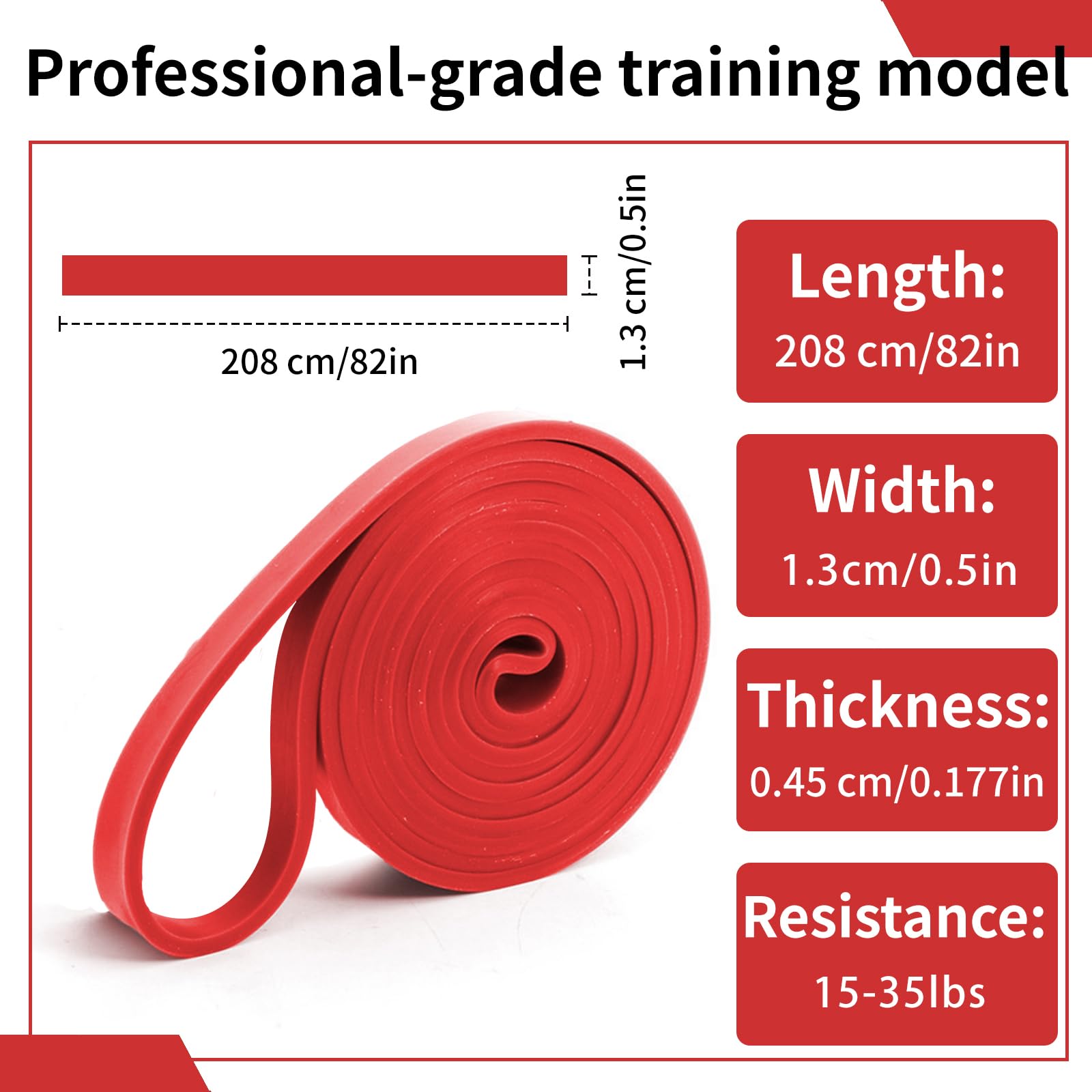 WIFOCU close-up of red band texture, highlighting durable TPE material and safe grip