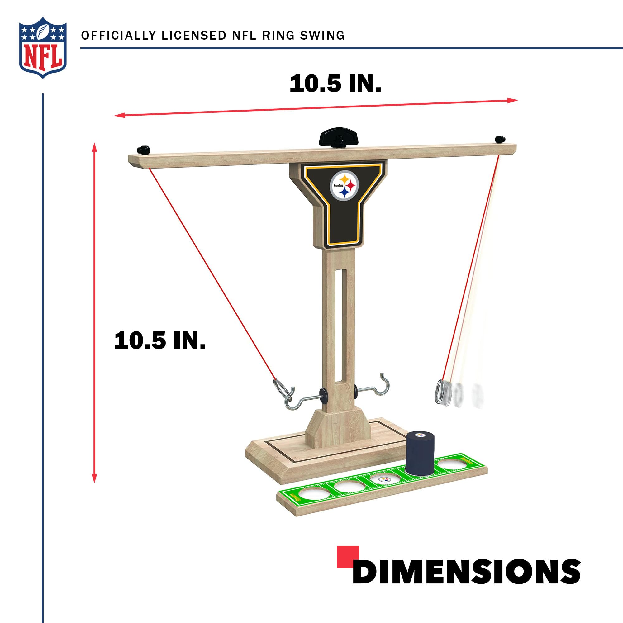 Wild Sports ring toss being played at a tailgate showcasing portable entertainment for fans