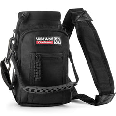 Wild Wolf Outfitters front view of carrier showing secure fit and easy access