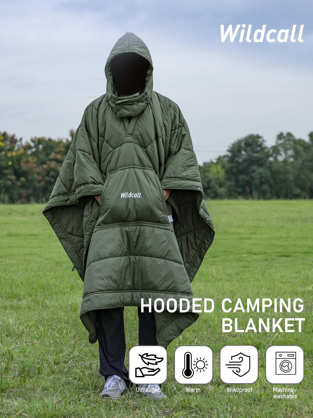 WildCall close-up of 3M insulation stitching for lightweight warmth