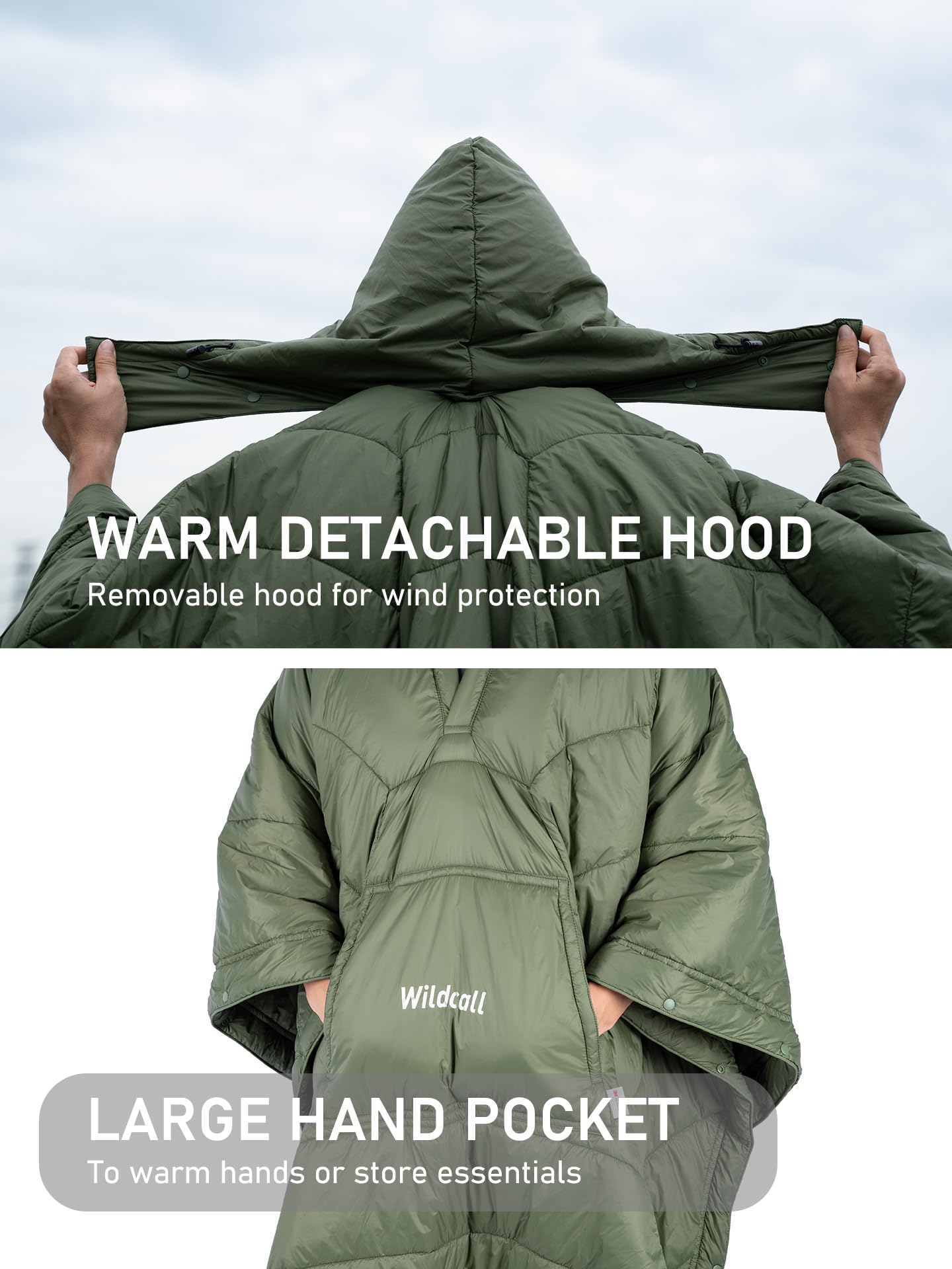 WildCall fabric resisting a water splash to highlight weather resistance
