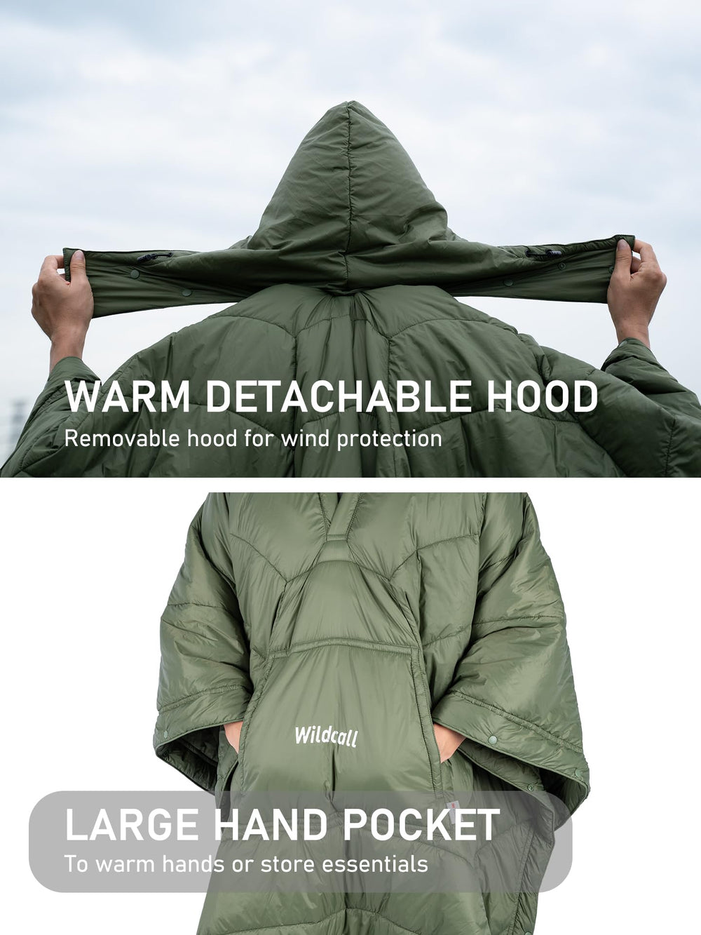 WildCall fabric resisting a water splash to highlight weather resistance