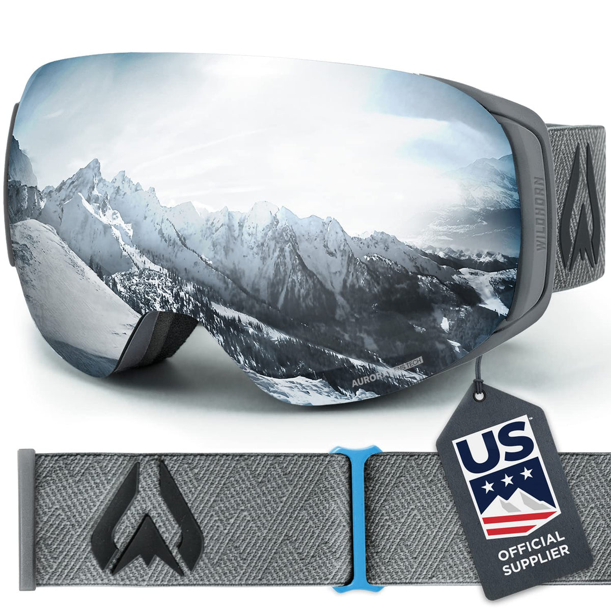 Wildhorn Roca front view showing panoramic lens and clear field of vision benefit