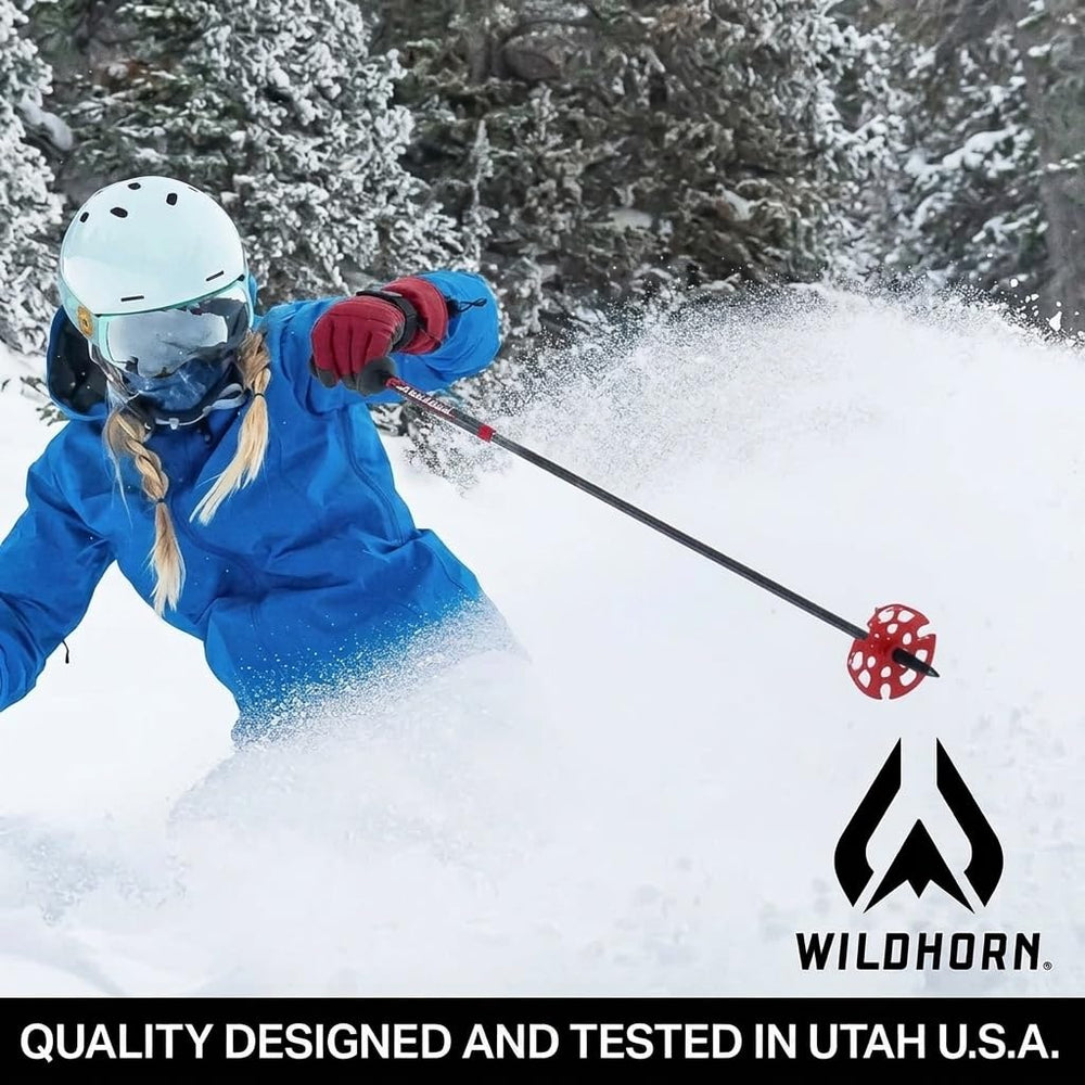 Wildhorn Roca worn by skier demonstrating clear vision and on-mountain performance