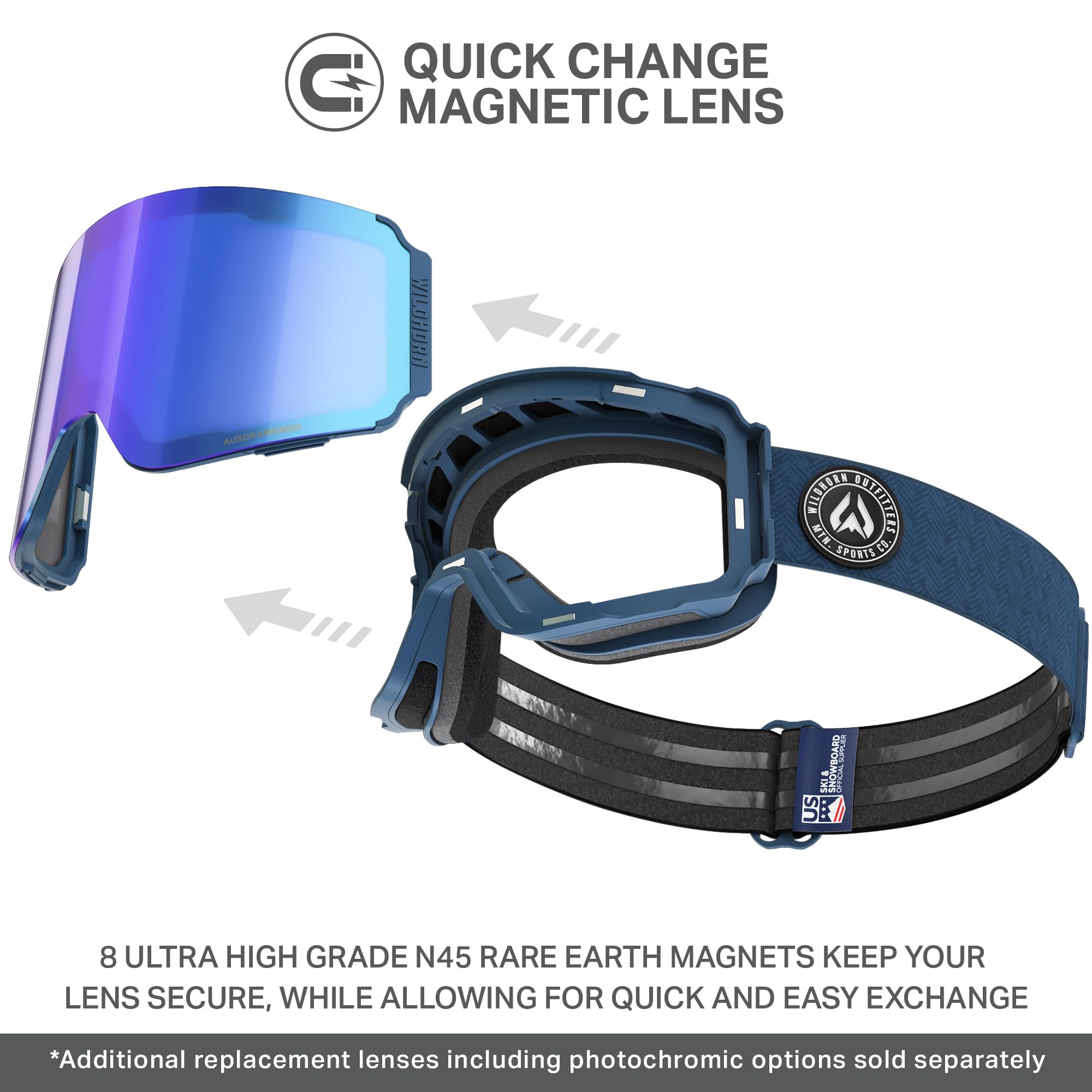 Wildhorn Roca Pro side profile mounted on helmet for secure compatibility