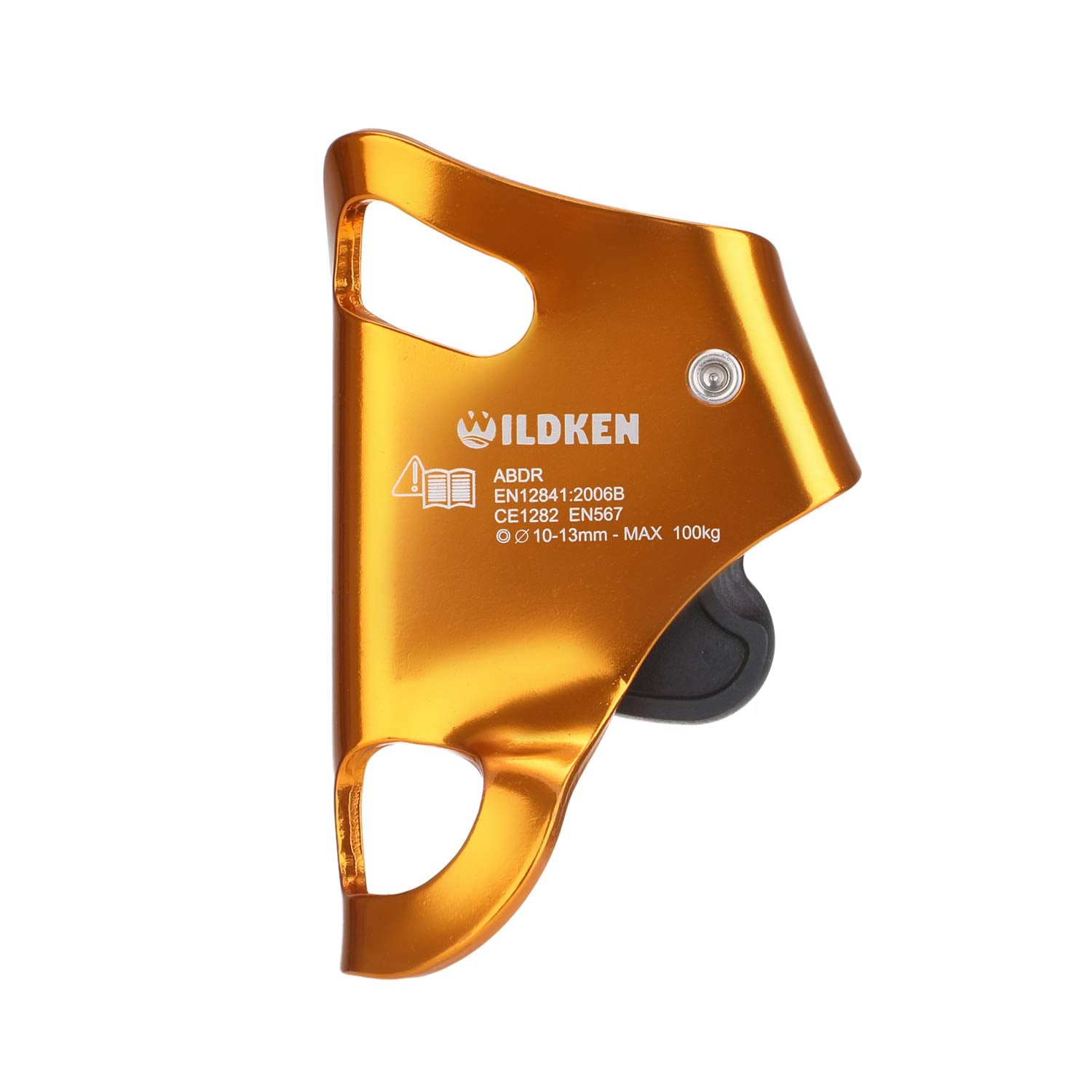 WILDKEN close-up of toothed cam showing solid teeth for superior rope grip benefit increased security