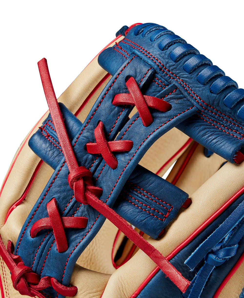 WILSON glove beside baseball illustrating 11.5 inch size and scale