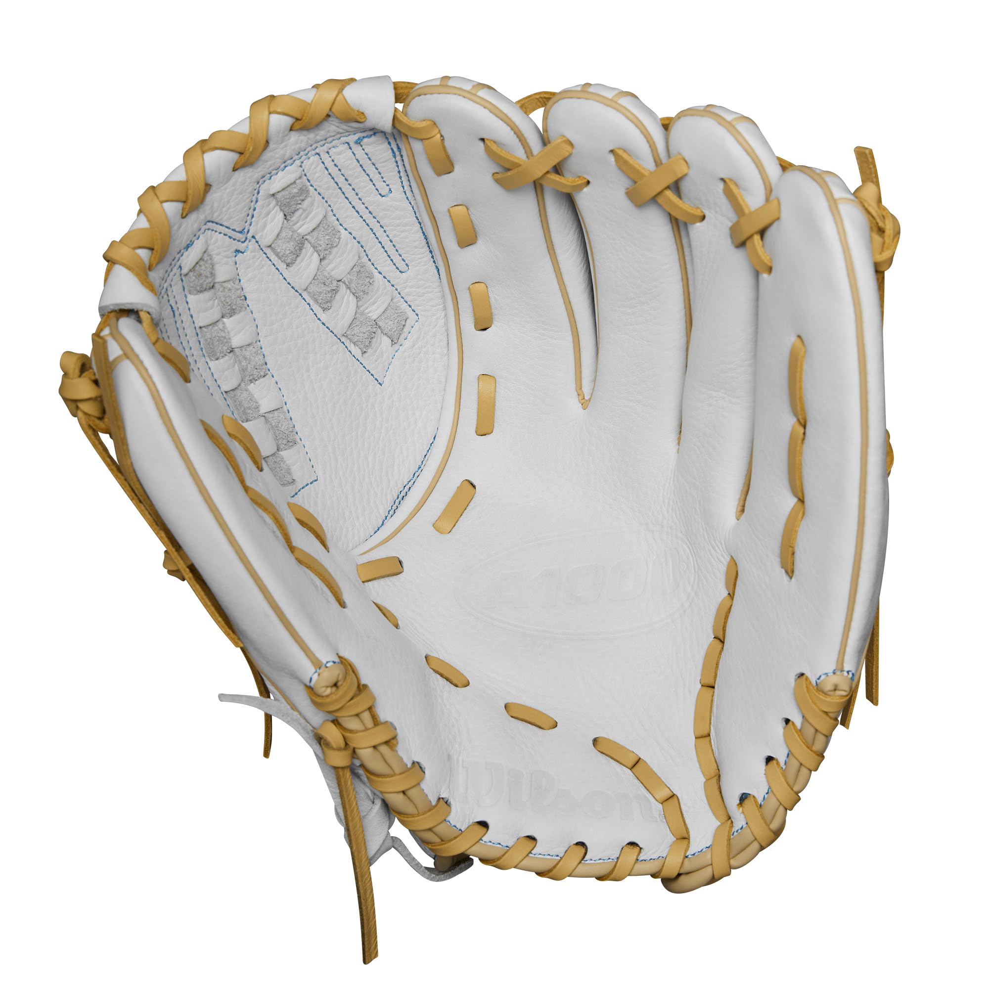 WILSON A1000 V125 pocket close-up demonstrating a deep, stable receiving area