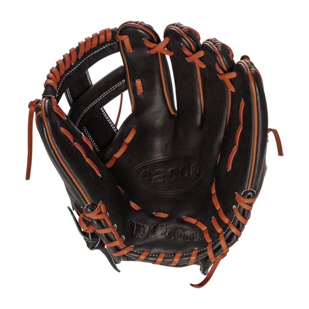 Wilson close-up of chevron cross web for faster ball transfers and control