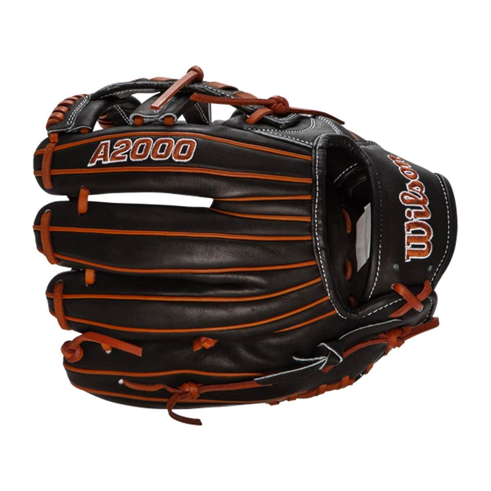 Wilson copper laces and dual welting demonstrating reinforced shape retention