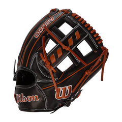 Wilson Pro Stock leather texture highlighting durable, long-lasting construction