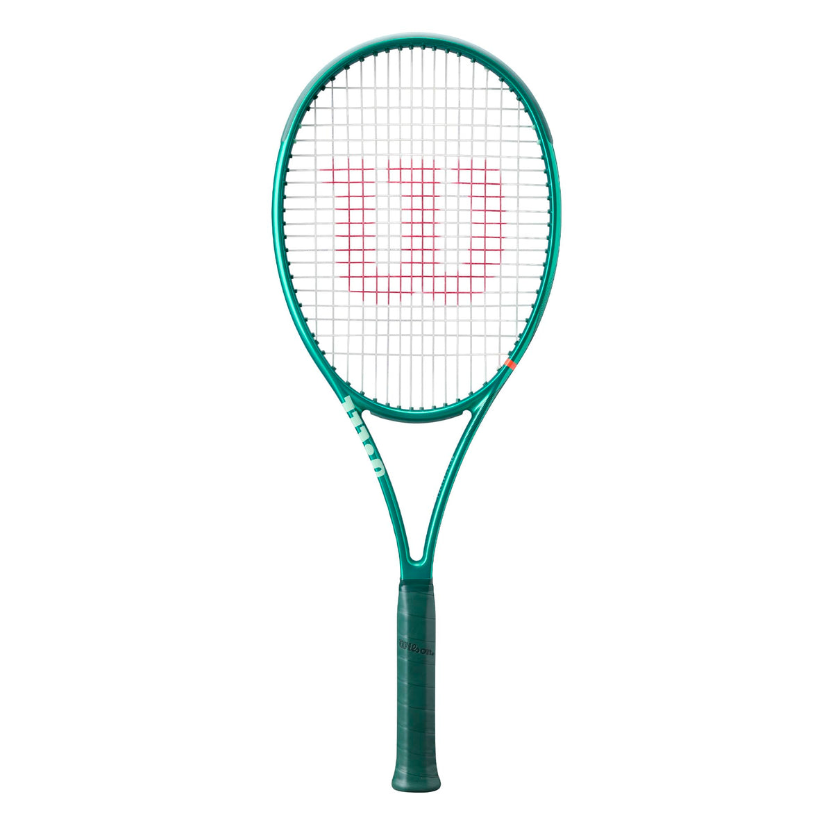 WILSON Blade 98 V10 front view shows sleek Championship Green and ready-to-play benefit