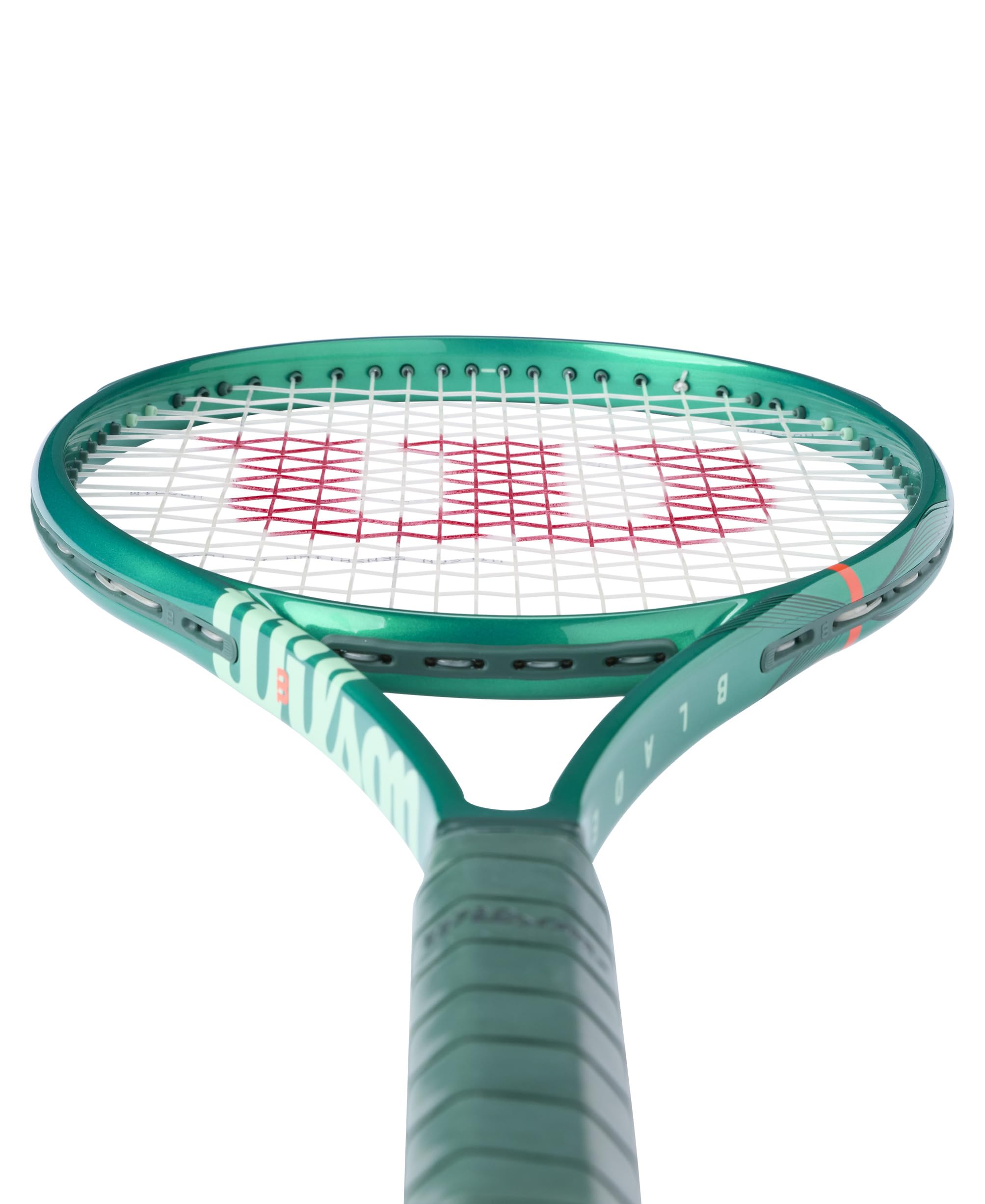 WILSON Blade 98 V10 side beam detail highlights the 1mm taper for added head stability