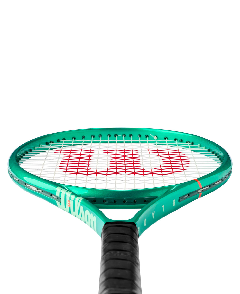 Wilson Blade V10 bumper and grommet close view showing durability benefit