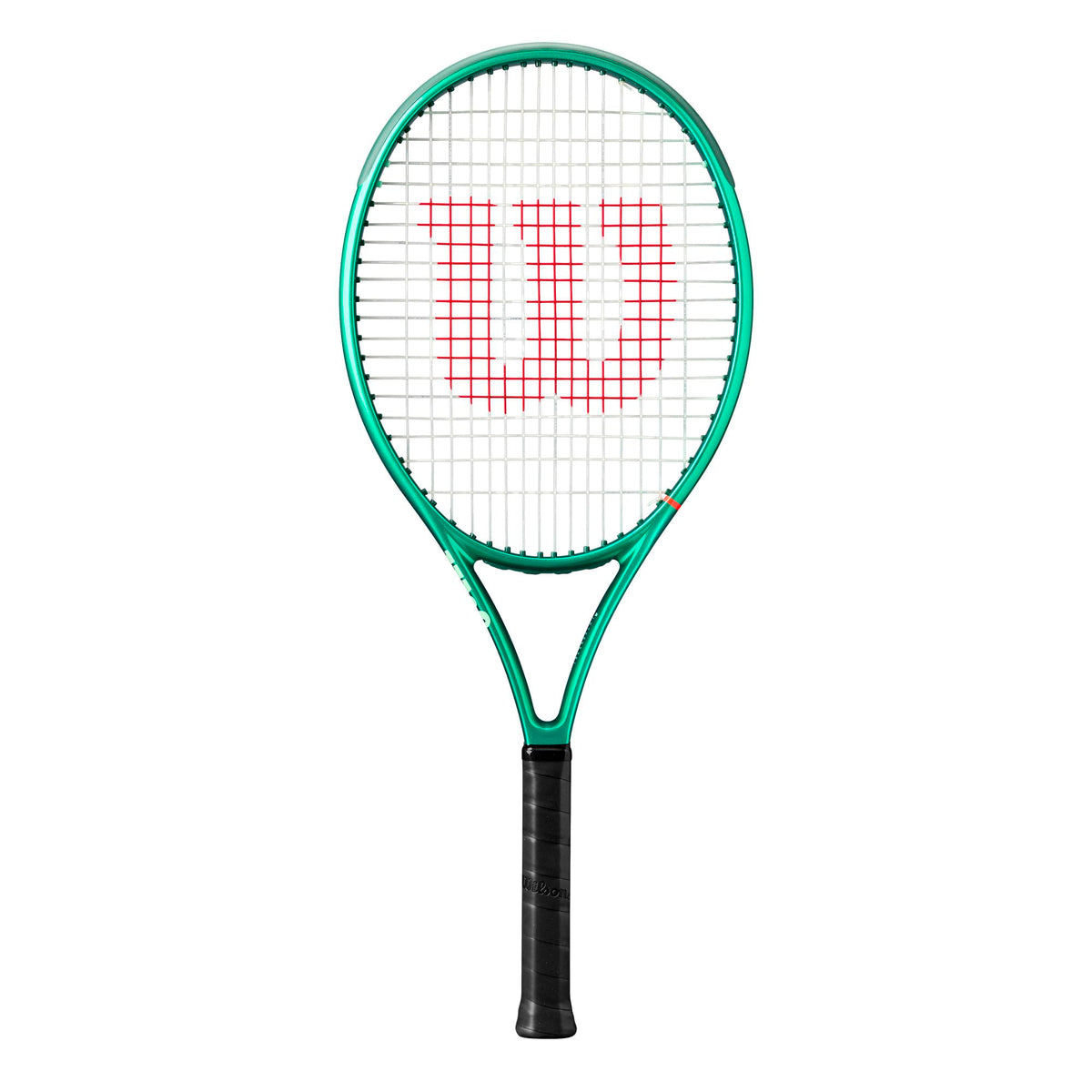 Wilson Blade V10 front view showing green frame and ready-to-play benefit