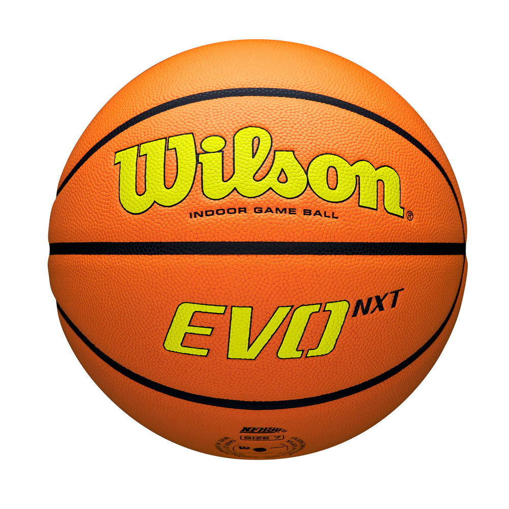 WILSON Evo NXT Micro-Touch close-up highlighting textured cover for reliable grip and moisture control