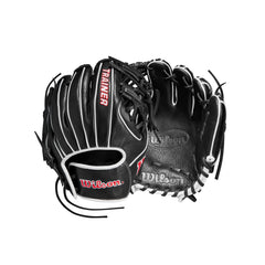 Wilson front view showing compact trainer glove and clear benefit of focused practice