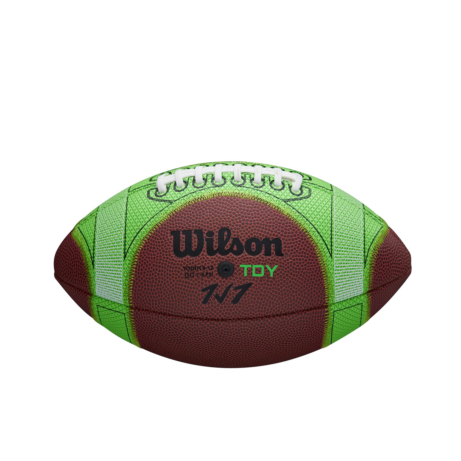 WILSON Hylite close-up of grip guides helping teach finger placement