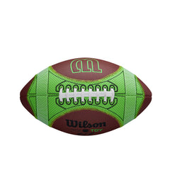 WILSON Hylite texture detail highlighting soft-touch exterior for easier catches