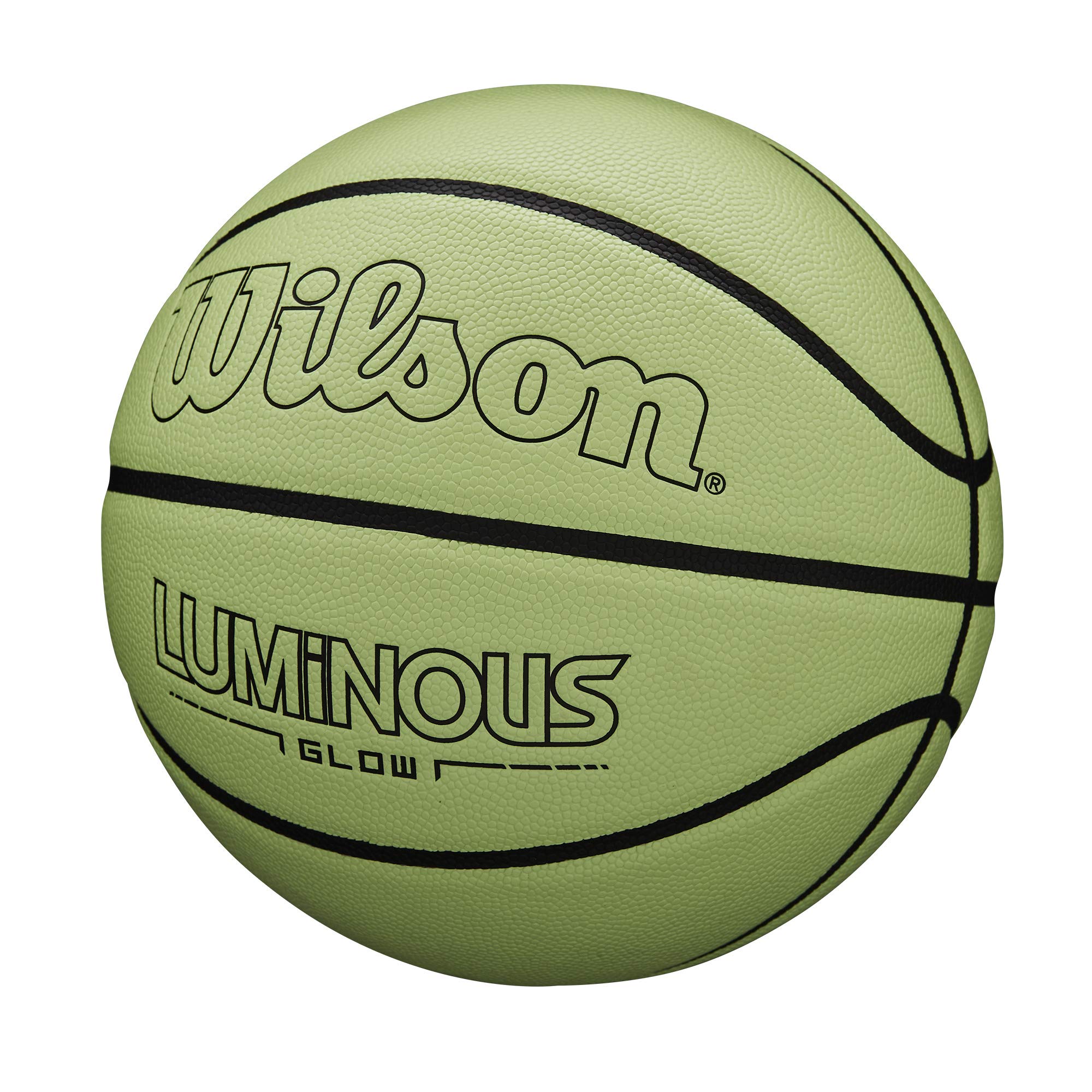 Wilson close-up of textured cover highlighting grip and luminous material for consistent control