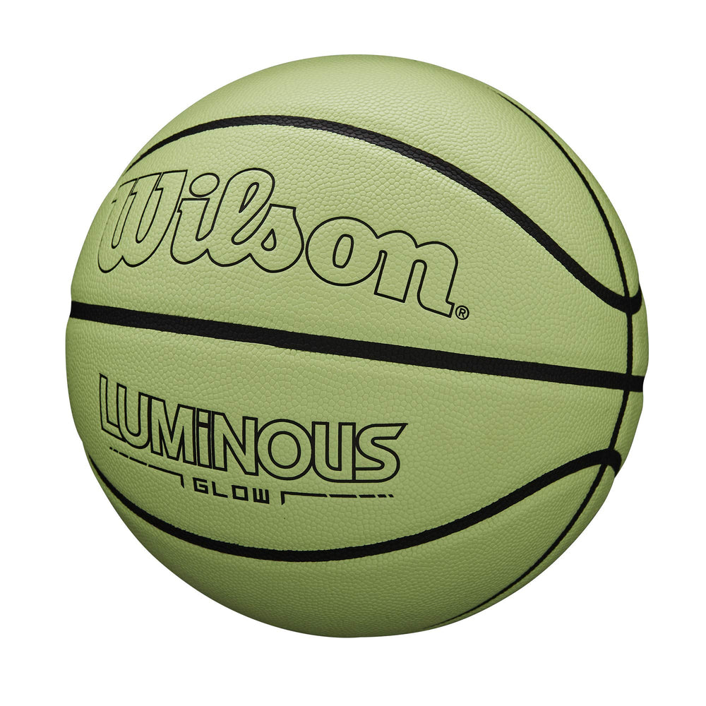 Wilson close-up of textured cover highlighting grip and luminous material for consistent control