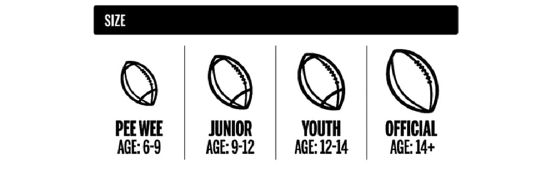 WILSON junior football held in hand to show size and comfortable fit for youth