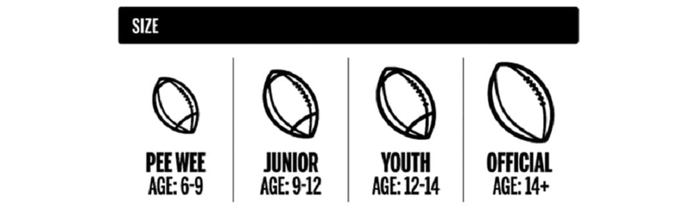 WILSON junior football held in hand to show size and comfortable fit for youth
