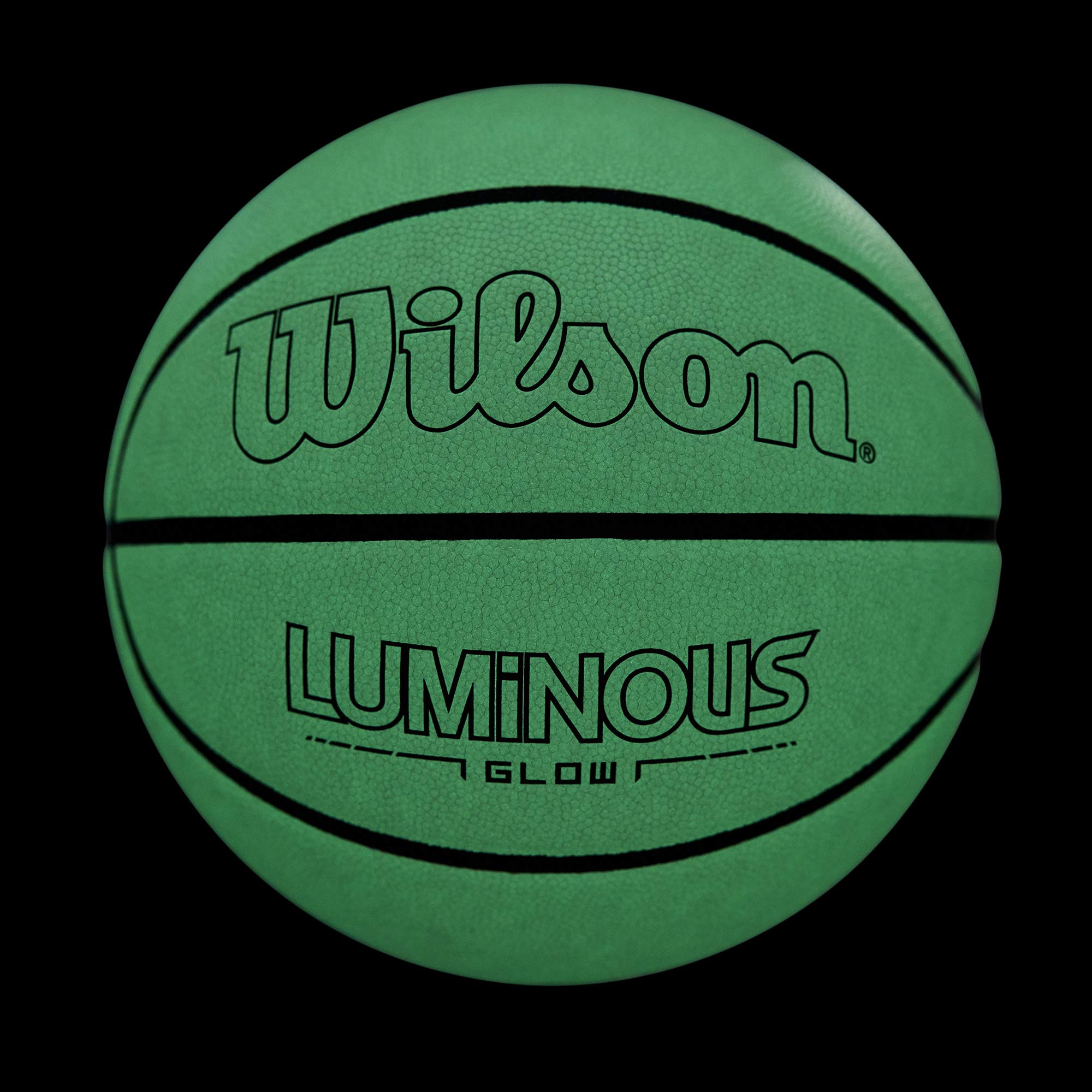 Wilson label and seams detail emphasizing quality stitching and shape retention benefits