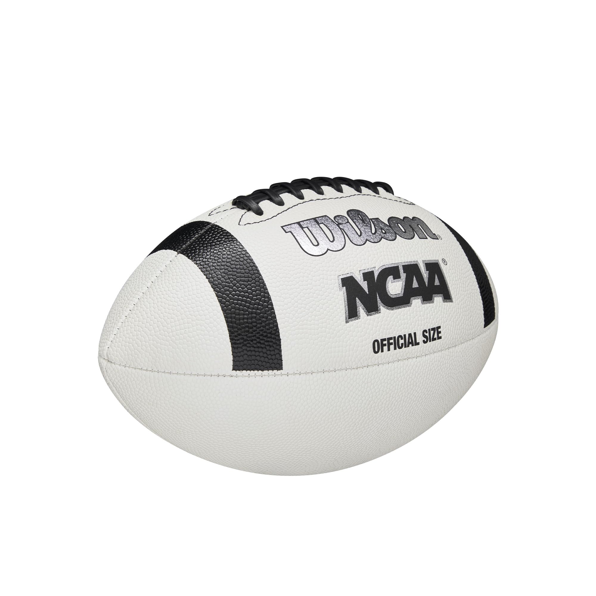 WILSON NCAA Classic Football in-use during a pass demonstrating reliable handling and spin by players