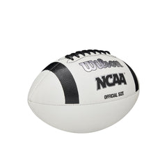 WILSON NCAA Classic Football in-use during a pass demonstrating reliable handling and spin by players
