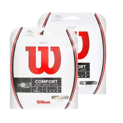 WILSON NXT 17 close-up of multifilament fibers highlighting soft texture and vibration dampening benefit