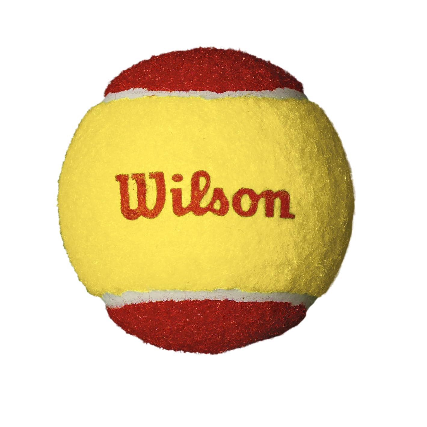 WILSON starter red felt closeup showing texture and improved ball control
