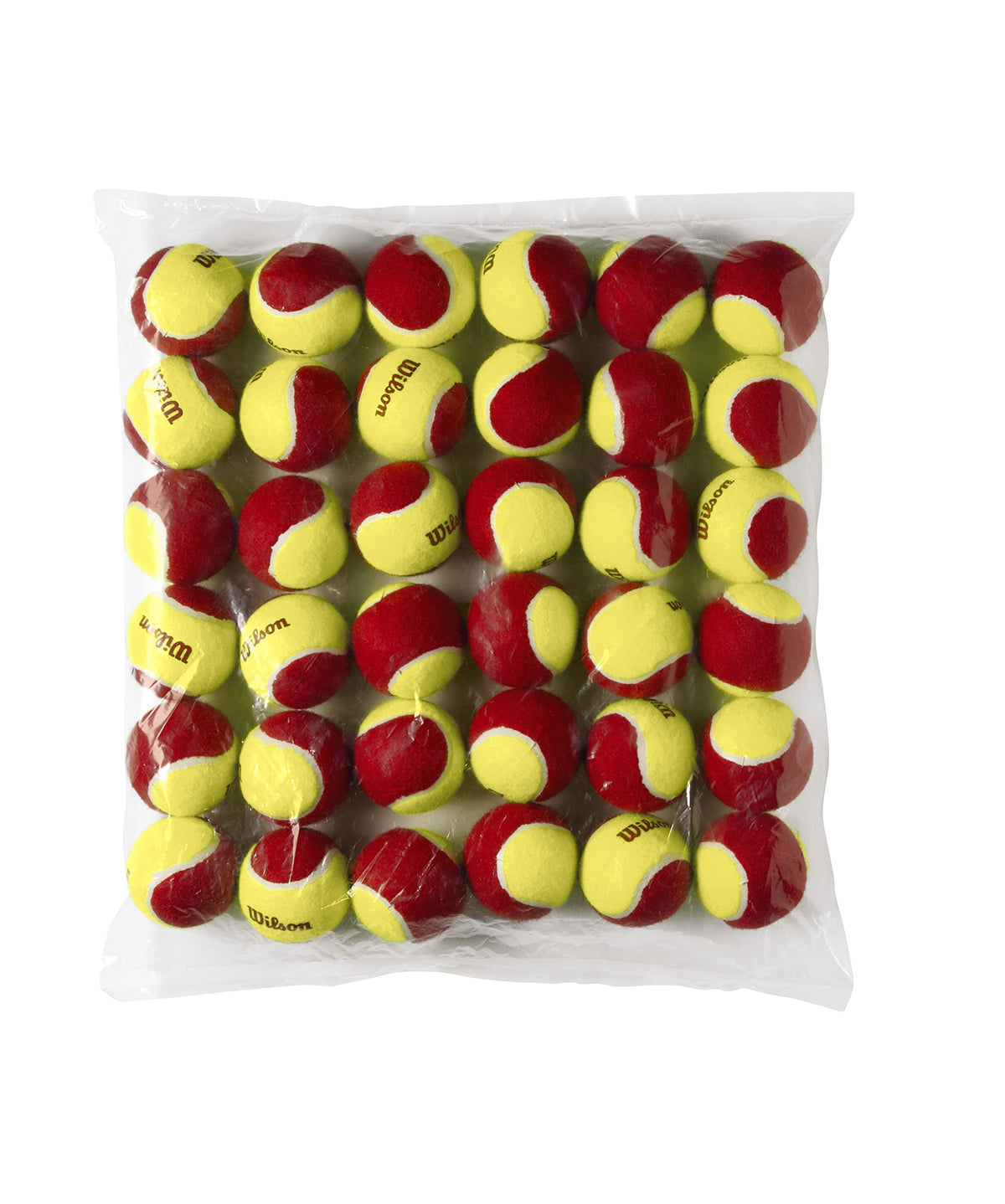 WILSON starter red front packaging pack of 36 showing product and value