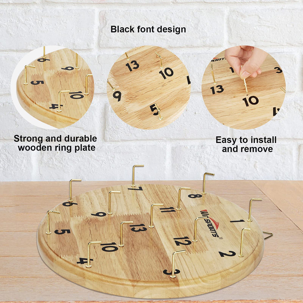 WIn SPORTS board hung on fence demonstrates outdoor play convenience