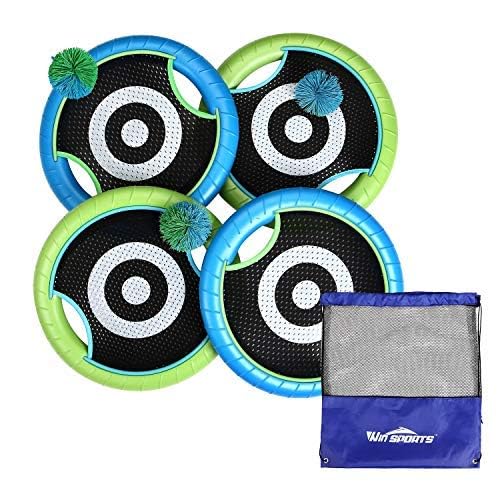 WIn SPORTS mesh paddle close-up highlighting rebound and durability