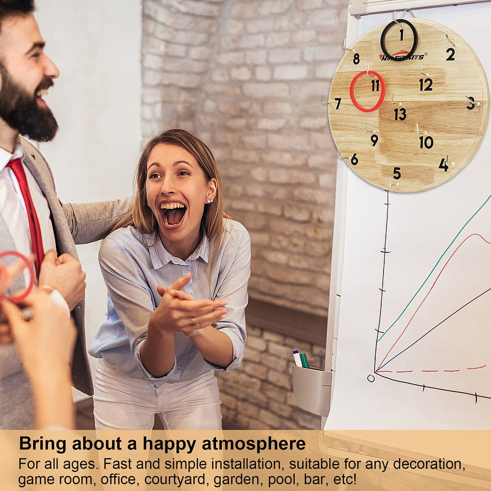 WIn SPORTS silicone rings stacked display flexible, weather-resistant rings