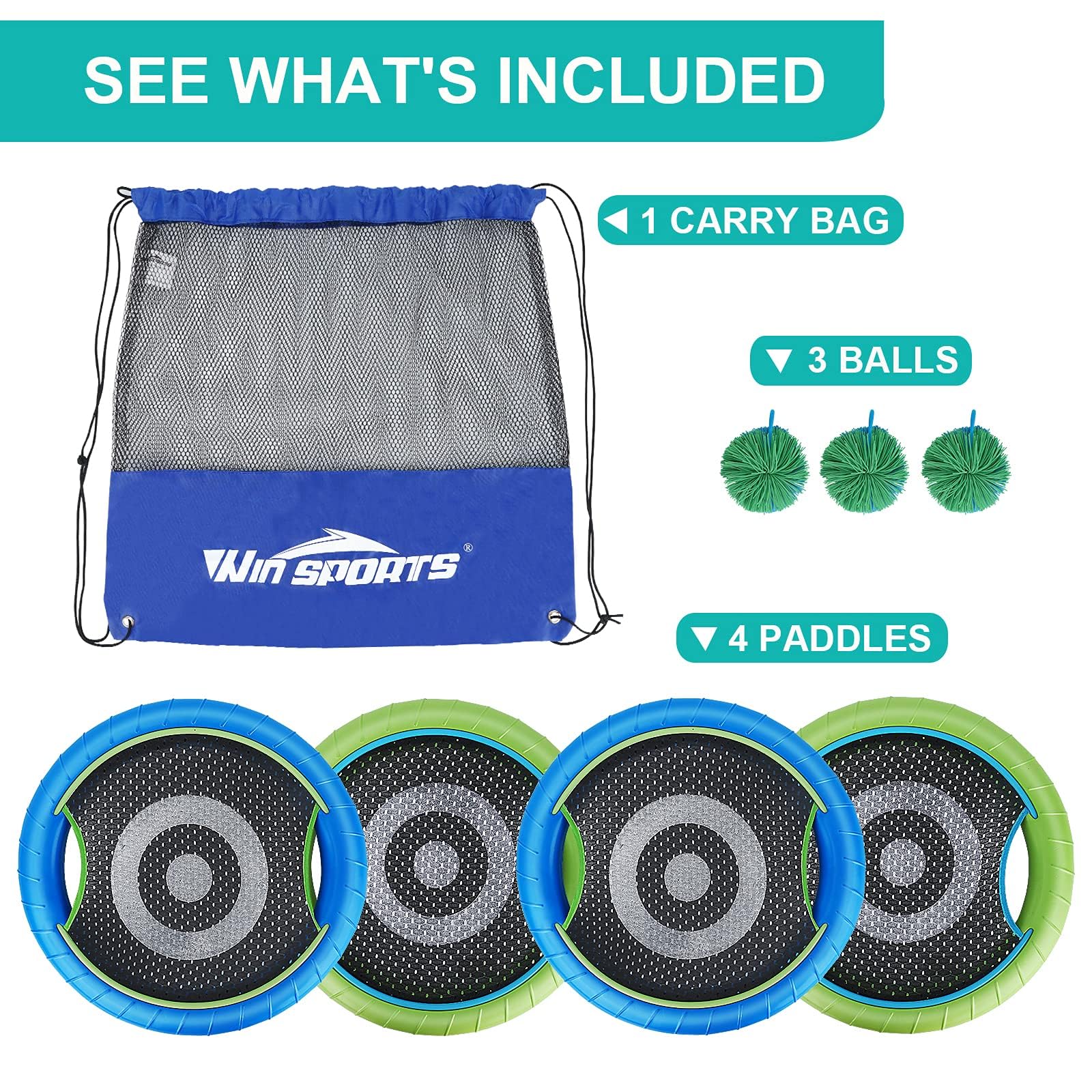 WIn SPORTS storage bag packed for travel and easy organization