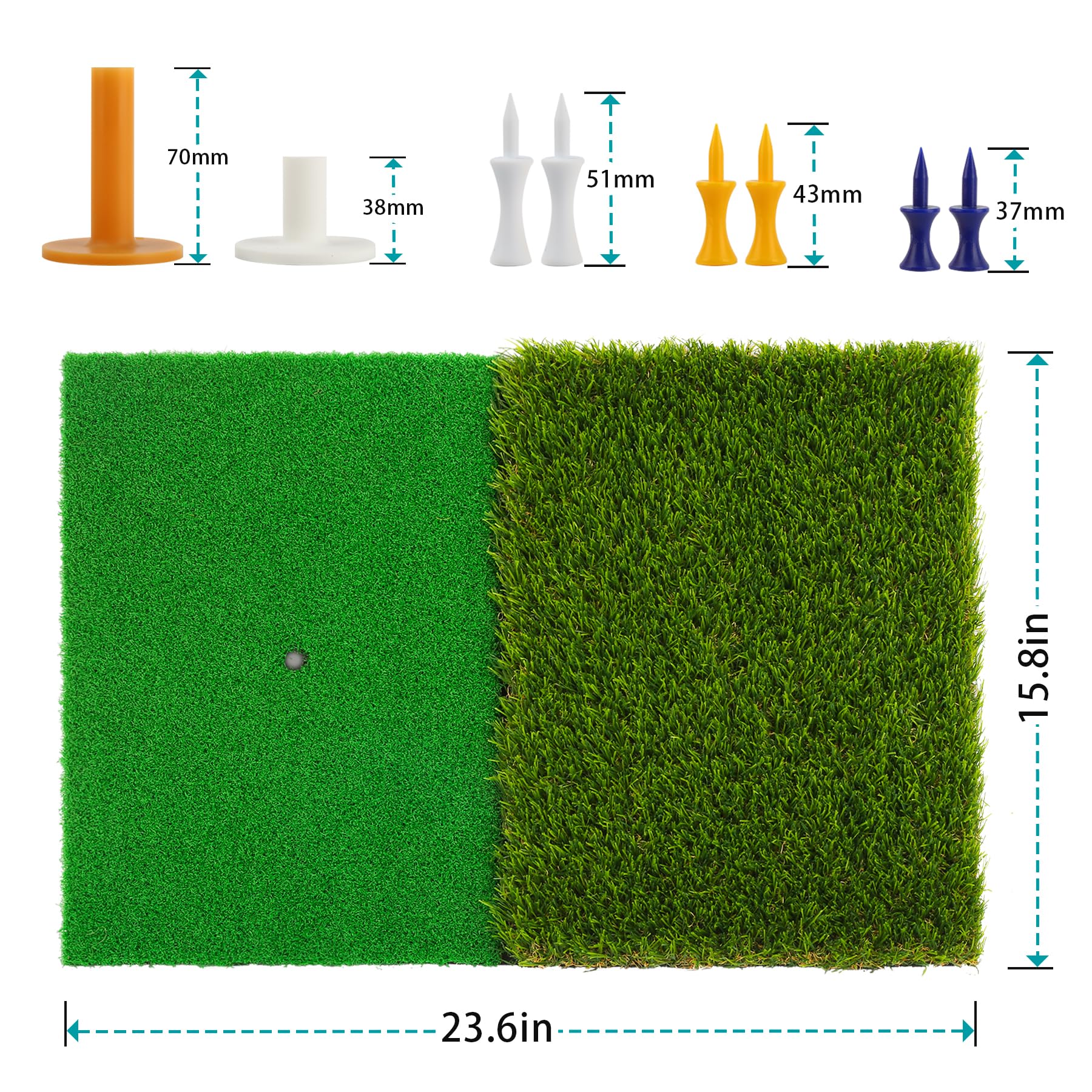 Wind Shear EVA base texture showing shock-absorbing foam that protects joints and clubs