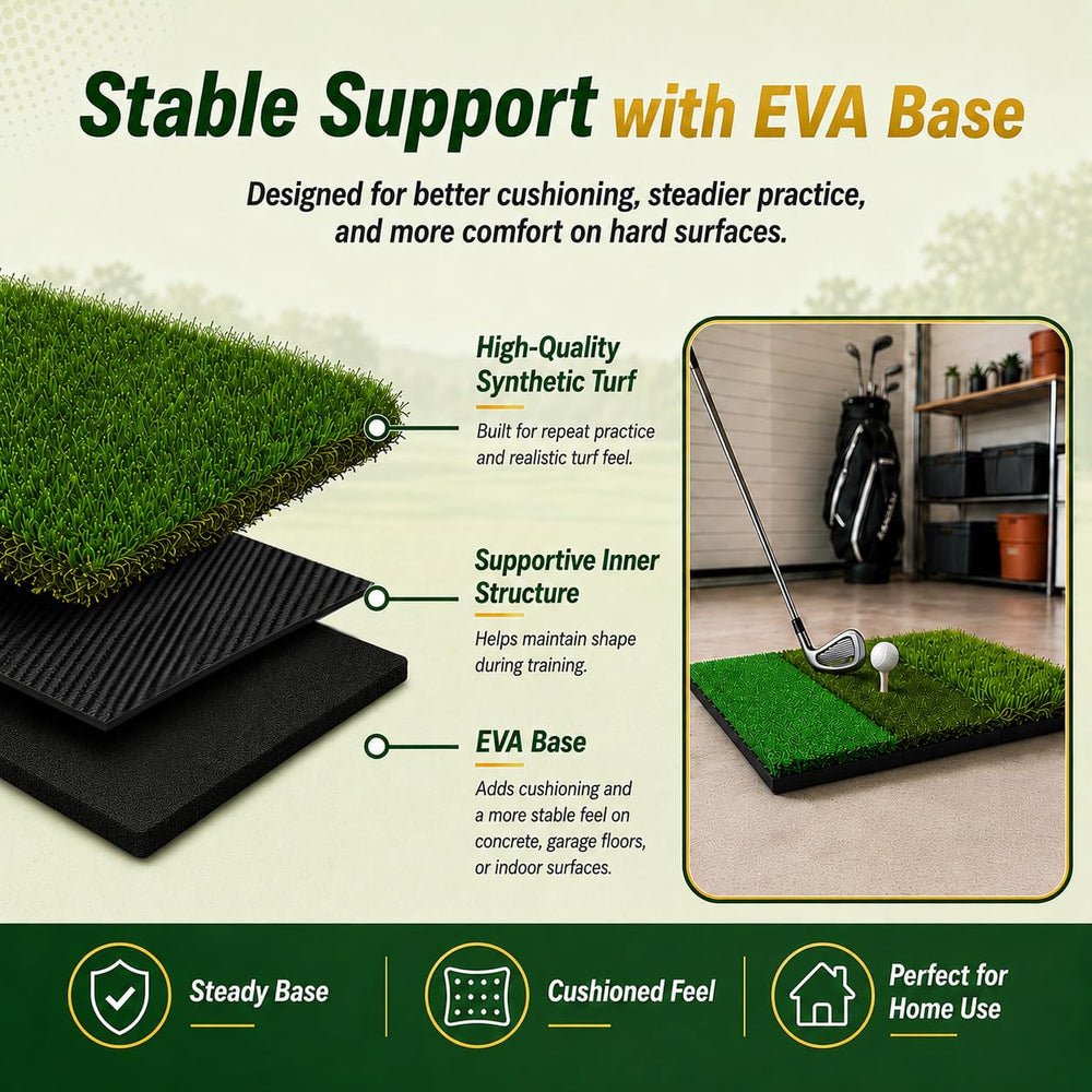 Wind Shear tee close-up showing rubber and plastic tees that protect turf and clubs