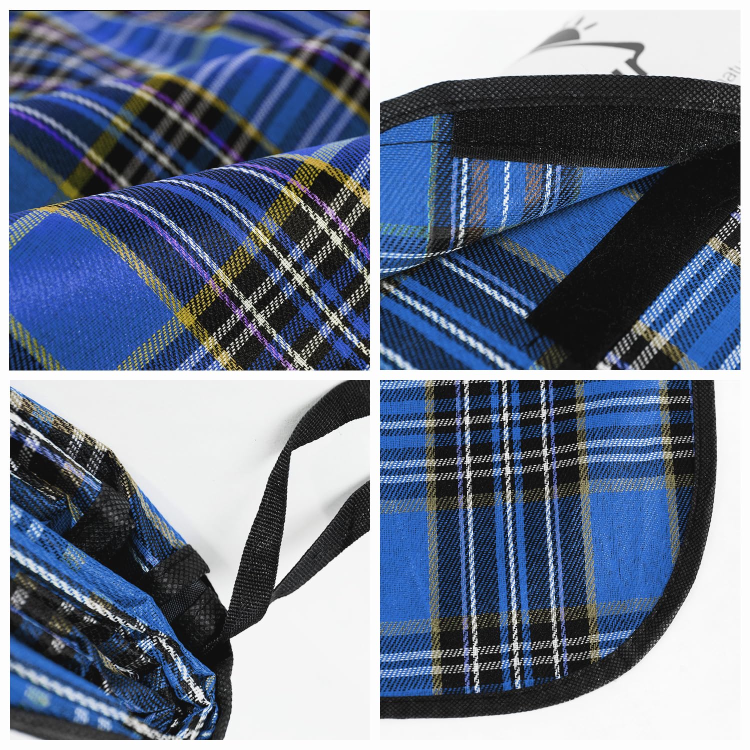 Wind Tour detailed view of waterproof backing protecting against damp ground