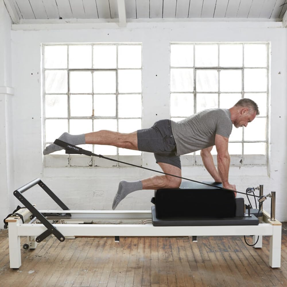 WINDFOOT close-up of cover texture highlighting durable, comfortable surface for reformer work