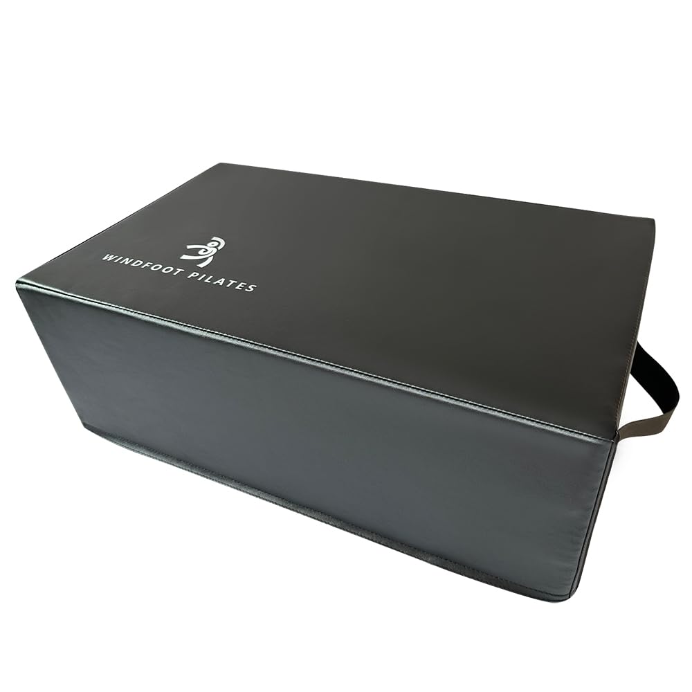 WINDFOOT front view of sitting box showing compact, stable training platform and versatility