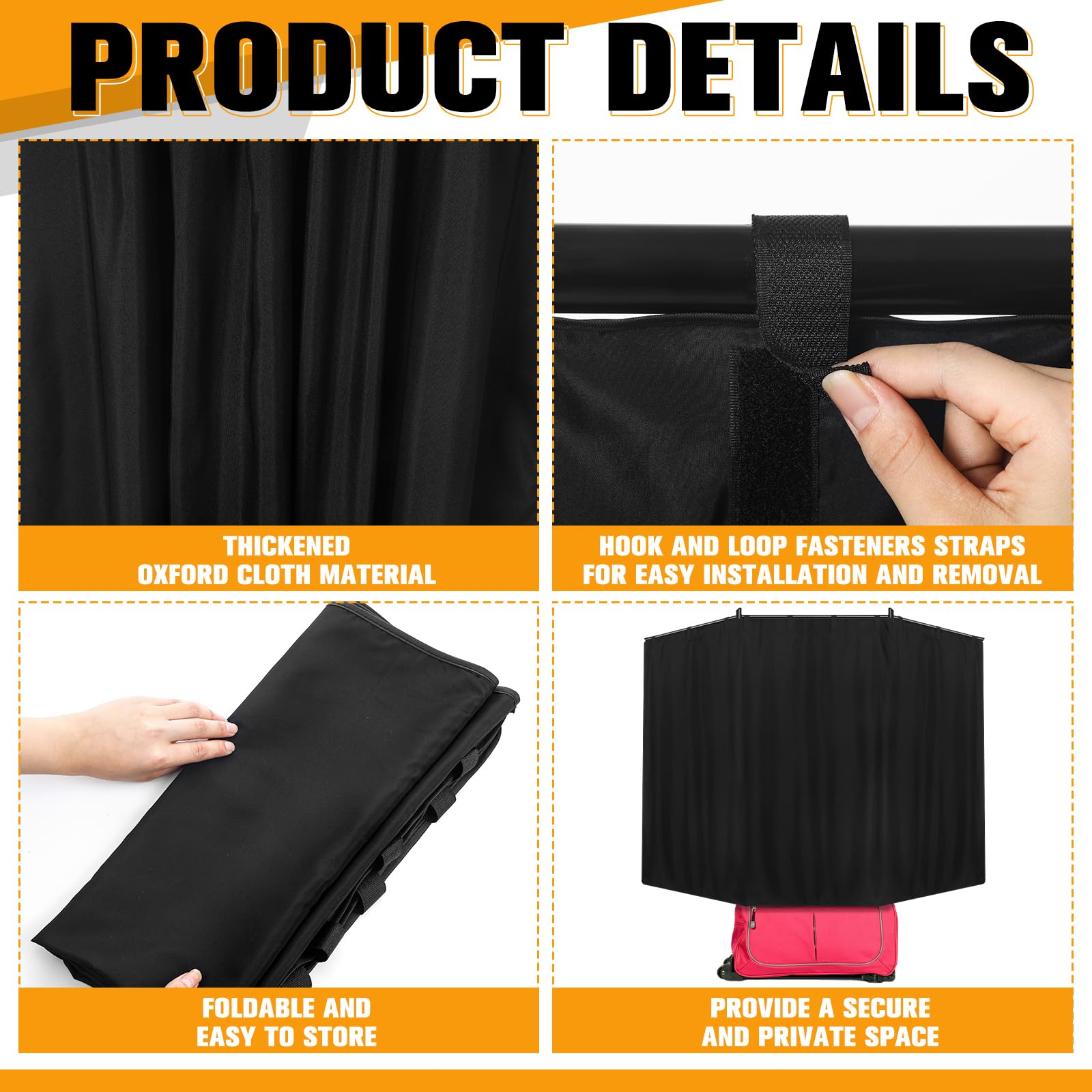 Windkream inner blackout layer close-up ensuring added privacy benefit